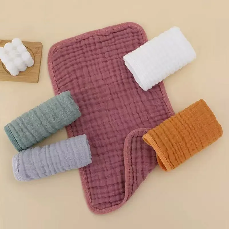 Paños de muselina de algodón multicolores