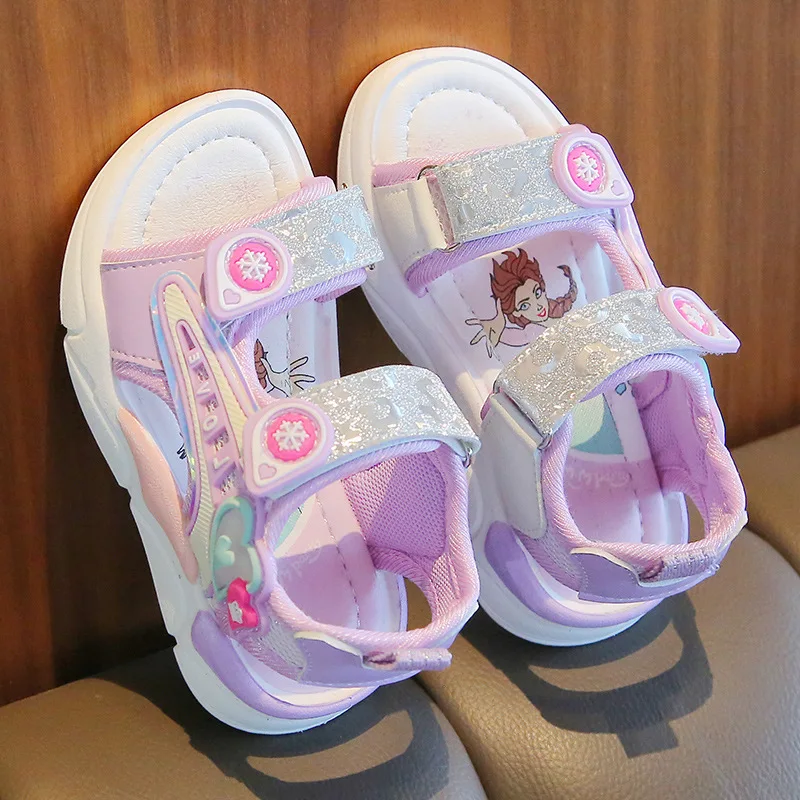 Sandalias de princesa para niña con suela blanda y estilo veraniego - imagen 5