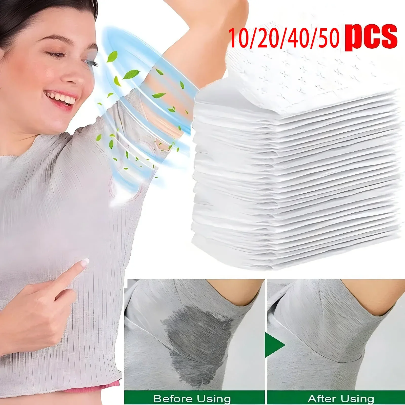 Almohadillas antitranspirantes para axilas absorbentes unisex - imagen 5