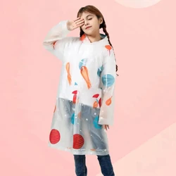 Chubasquero impermeable Poncho de sirena para niños
