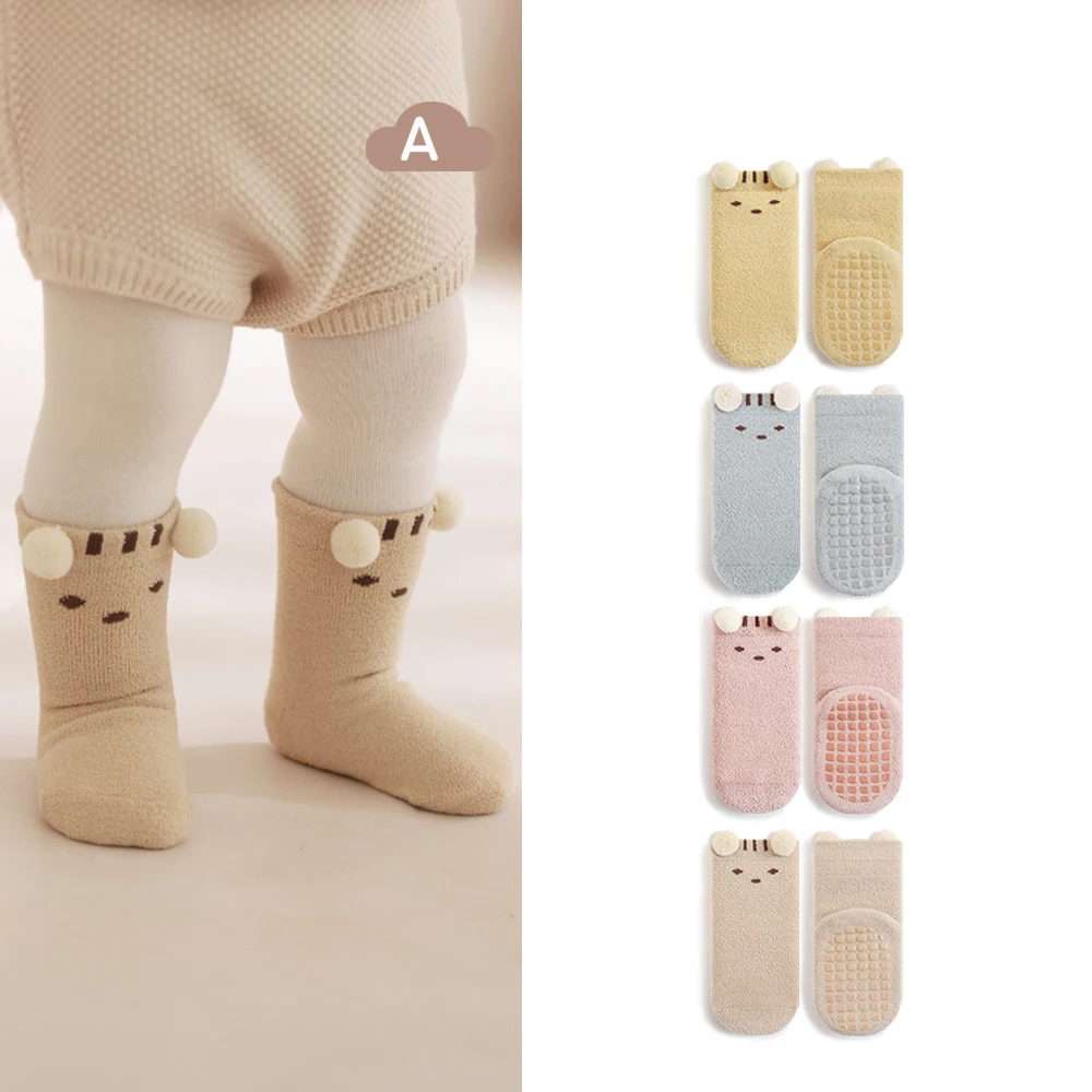Calcetines de terciopelo antideslizantes para bebé y niño - imagen 3
