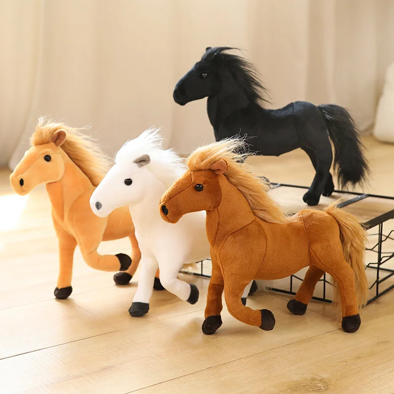 Peluche caballo almohada para niños, regalo de cumpleaños creativo - imagen 3