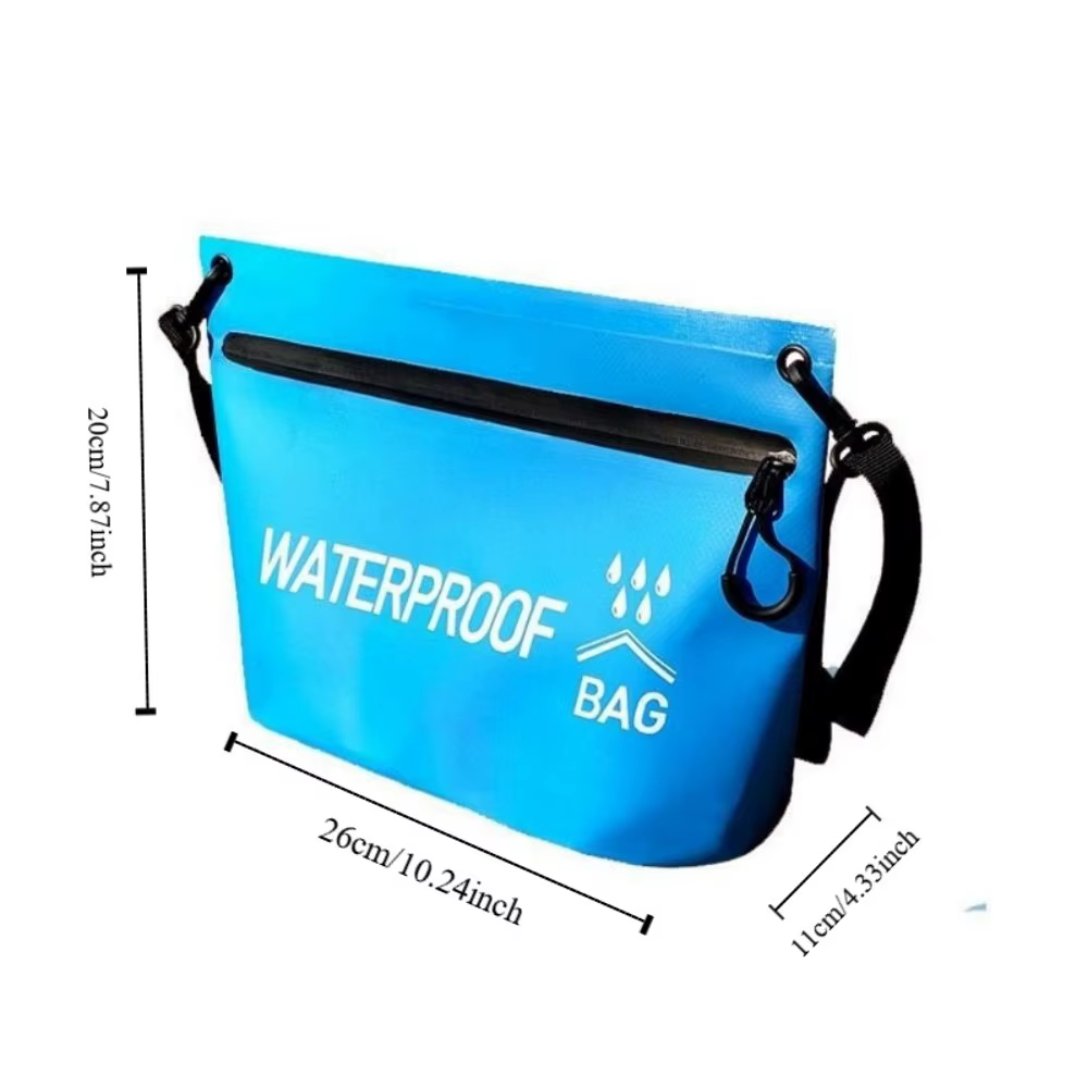 Bolsa impermeable gran capacidad con cremallera para viaje - imagen 4