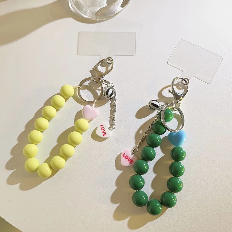 Pulsera con cuentas hecha a mano estilo corto