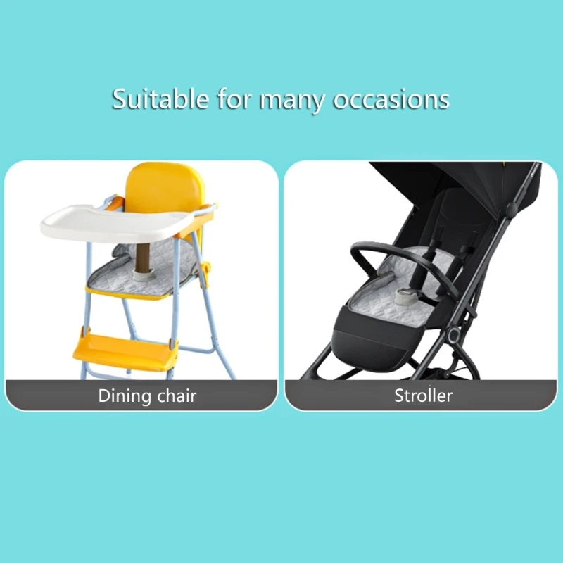 Cojín de asiento para coche de bebé con 4 capas antideslizantes - imagen 4