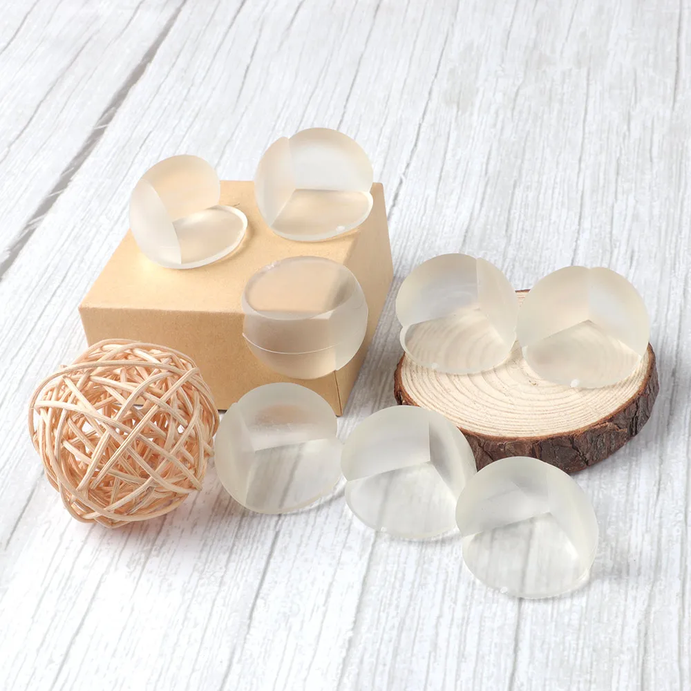 Protectores esquinas de mesa de silicona transparentes anticolisión - imagen 4