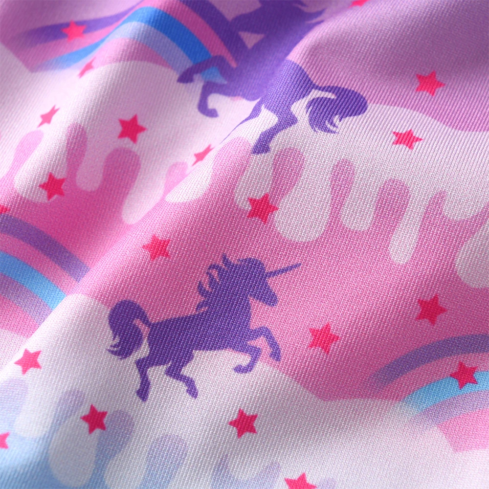 DXTON Pantalones para niña de otoño con unicornio y sirena - imagen 2