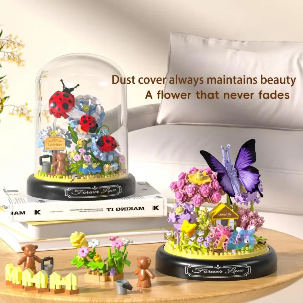 Juguete bloques de construcción con diseño de insectos para jardín