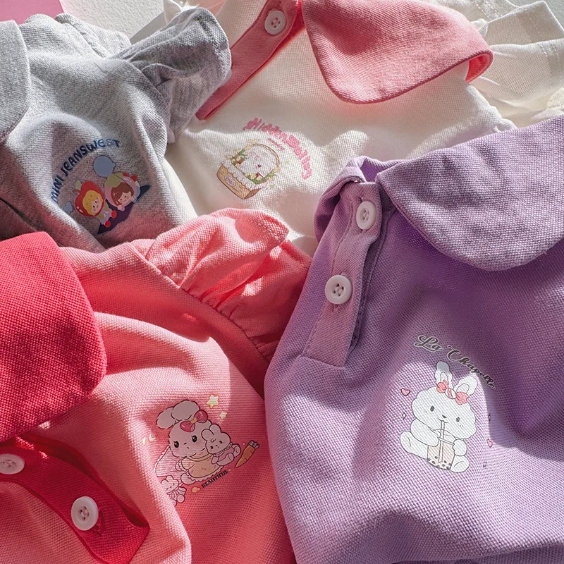 Vestido de verano niña manga corta falda tipo polo - imagen 2
