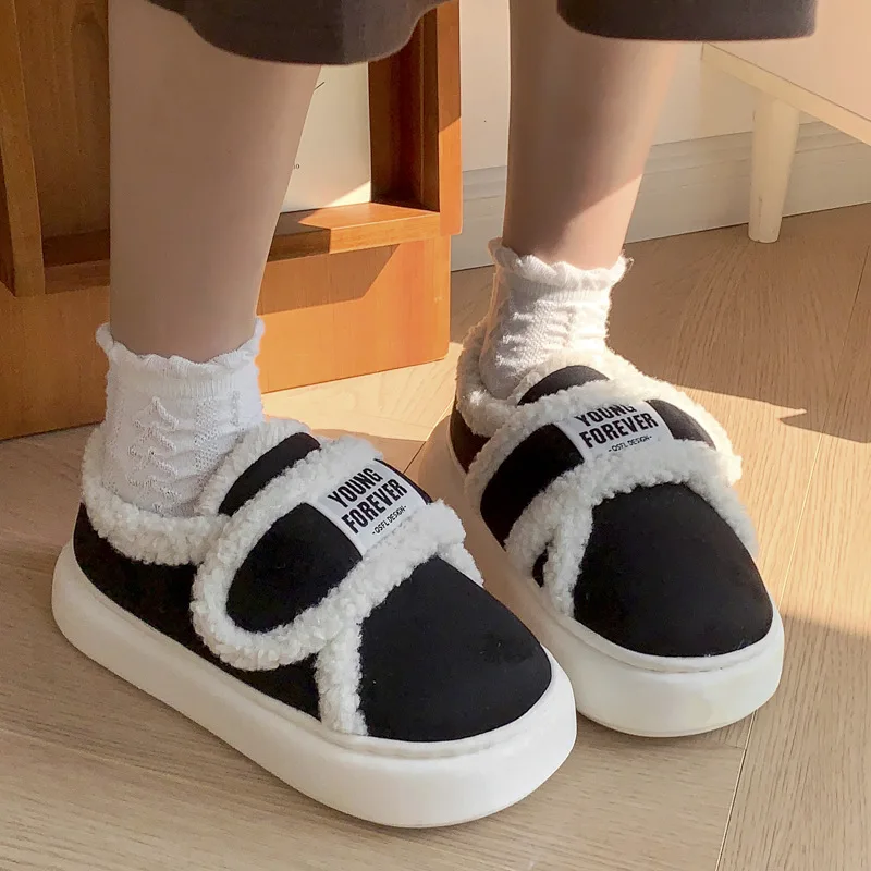 Pantuflas de felpa algodón suaves para niña – Zapatillas de casa invierno - imagen 3