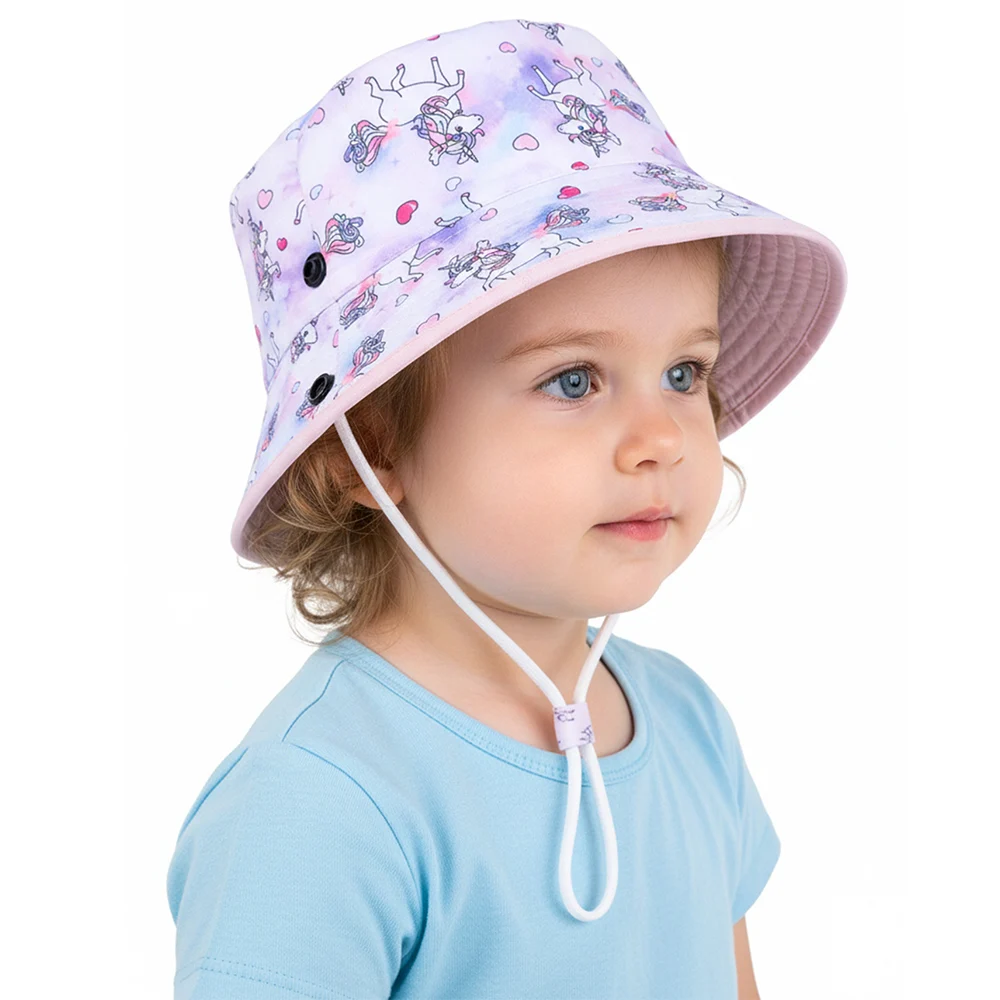 Sombrero de pescador plegable infantil con protección solar playa - imagen 4