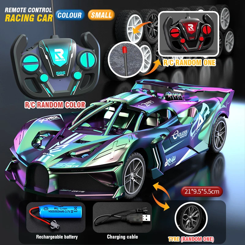 Coche teledirigido RC de carreras deportivo – Alta velocidad para niños - imagen 4