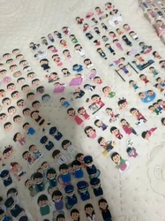 Pegatinas transparentes decorativas para agenda y diario infantil