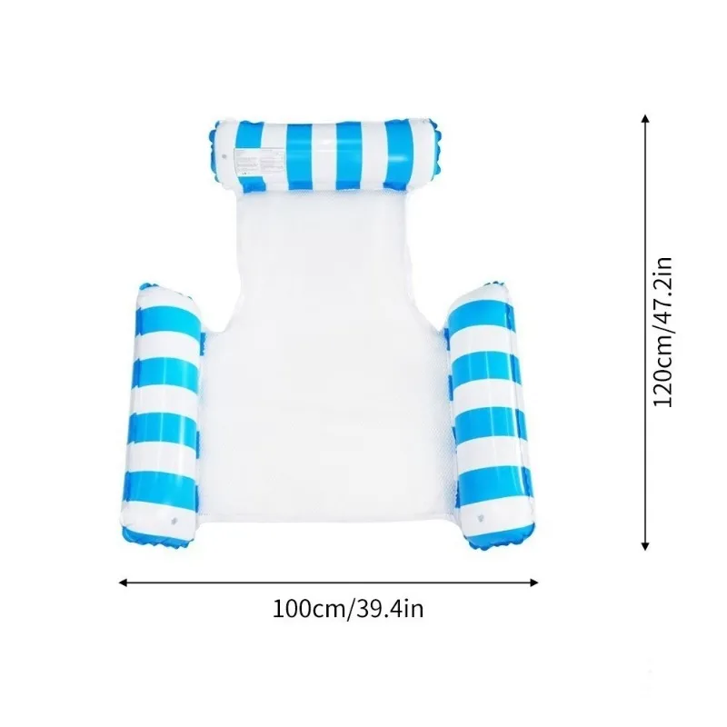 Hamaca inflable para agua y playa – tumbona plegable flotante - imagen 2