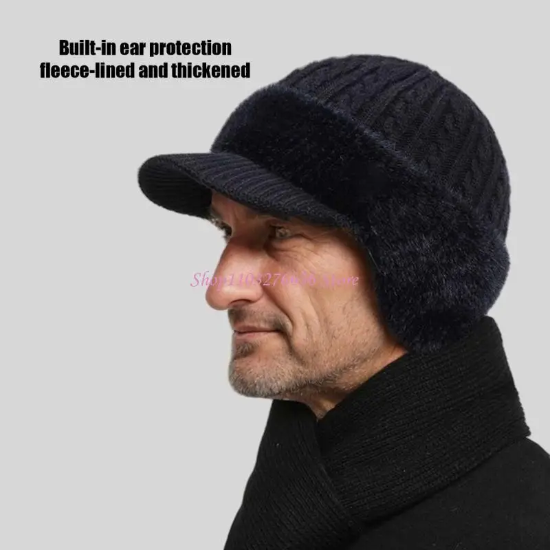 Gorro de punto con orejeras y forro polar para niños - imagen 2
