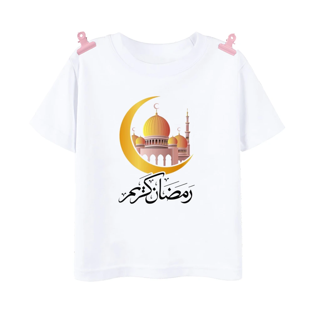 Camisetas islámicas infantiles para Ramadán - moda juvenil unisex - imagen 2