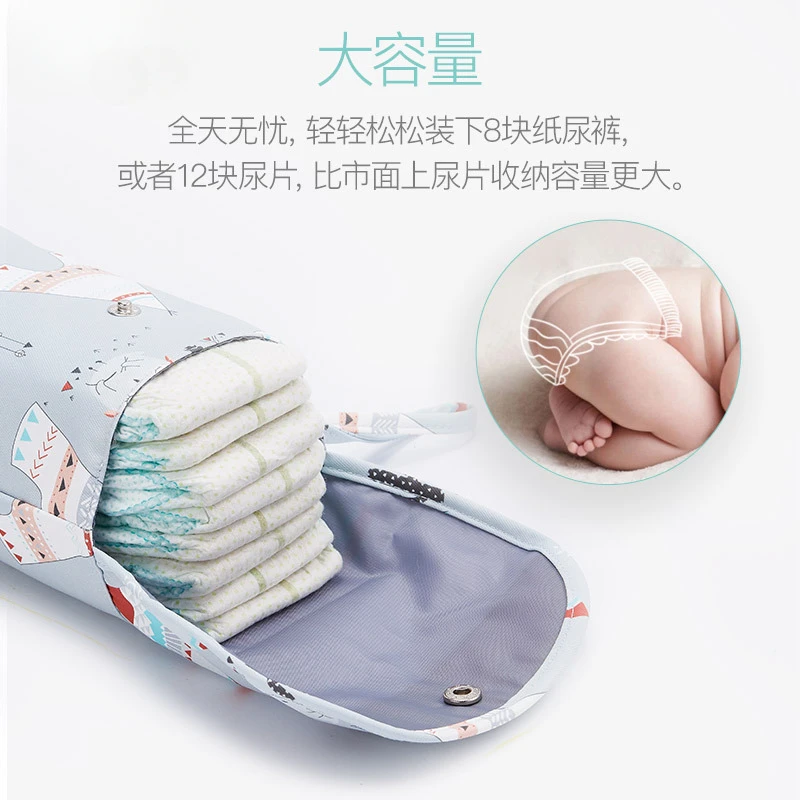 Mochila portapañales de viaje con compartimentos organizados - imagen 2