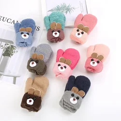Guantes de lana para bebé – Suaves con cordón para invierno