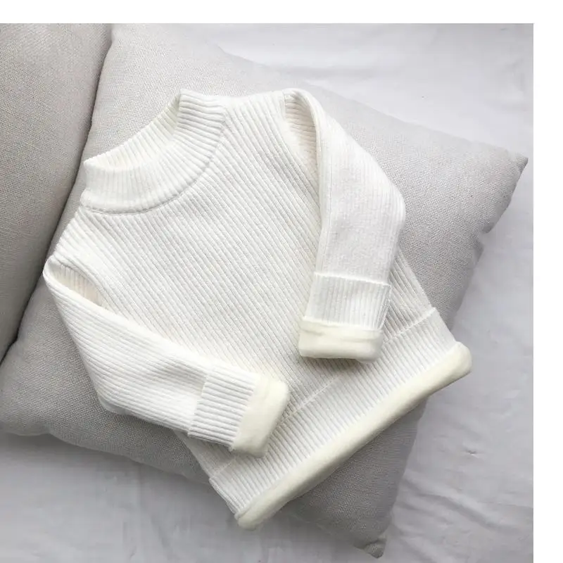 Jersey acolchado infantil de cuello alto cálido para invierno - imagen 2