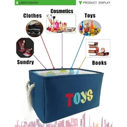 Canasta de lona plegable para organizar cuarto infantil