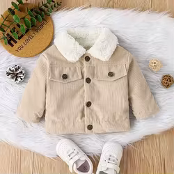 Abrigo de algodón acolchado para bebé – Cálido para invierno