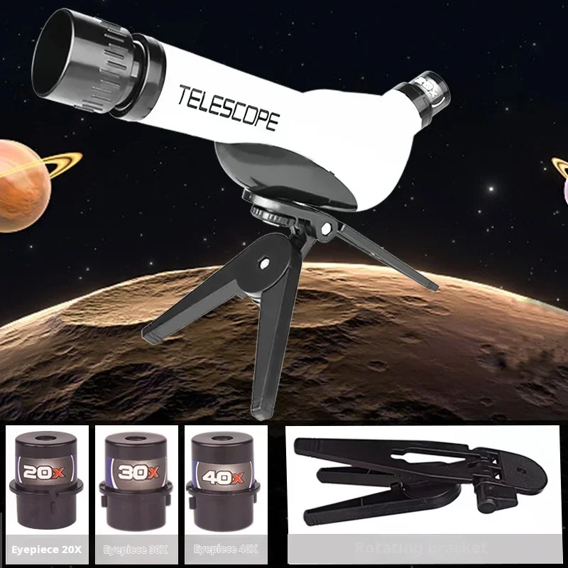 Telescopio astronómico infantil con lupa HD, kit educativo - imagen 5