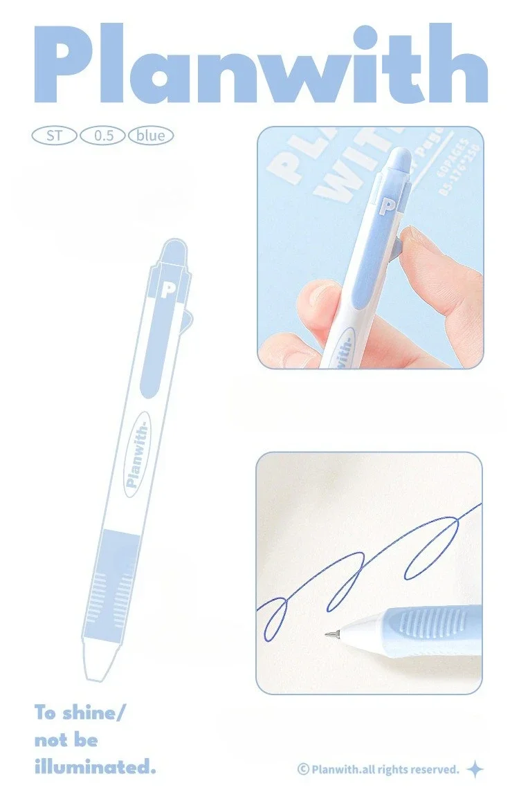 Pack 3 bolígrafos gel sobre escritorio