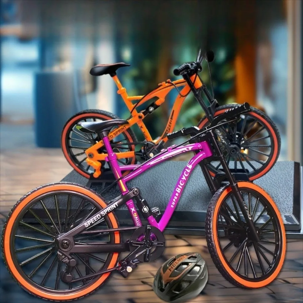 Bicicleta de juguete en metal con diseño de montaña para niños - imagen 3