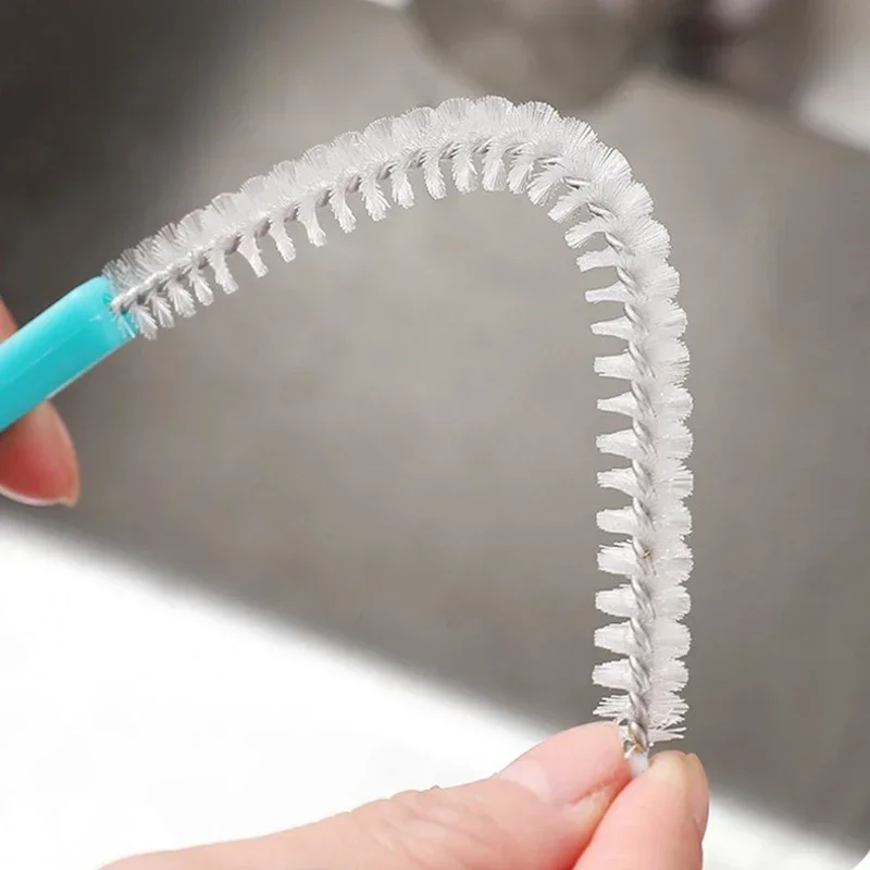 Cepillo limpiador multifuncional para biberones y tetinas – Alambre de acero