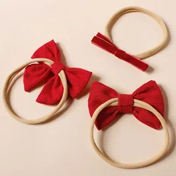 Diadema con lazo de nailon para bebé y niña en Navidad