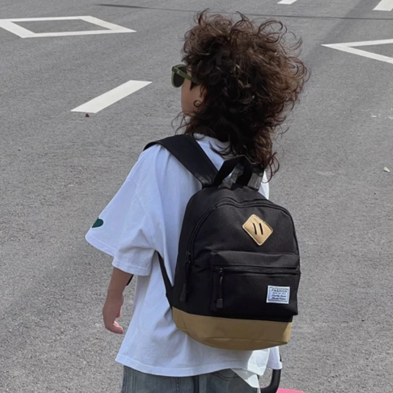 Mochila escolar de lona ligera retro para niña, gran capacidad - imagen 5