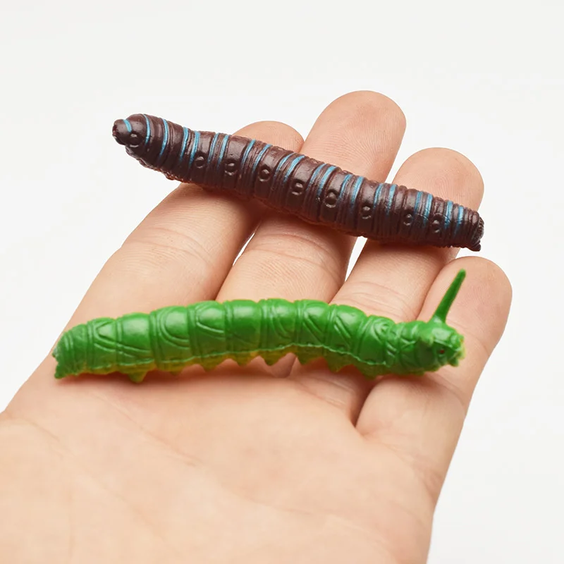 Juguete de simulación de oruga infantil de 12 piezas – Animal que se arrastra - imagen 2