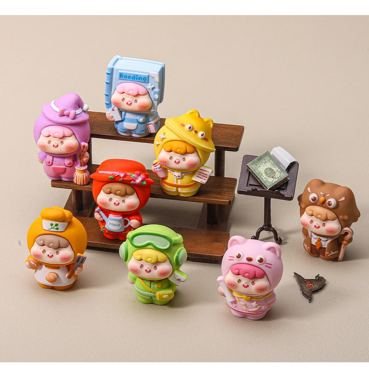Figuras mágicas de acción para bebés, mini muñecos