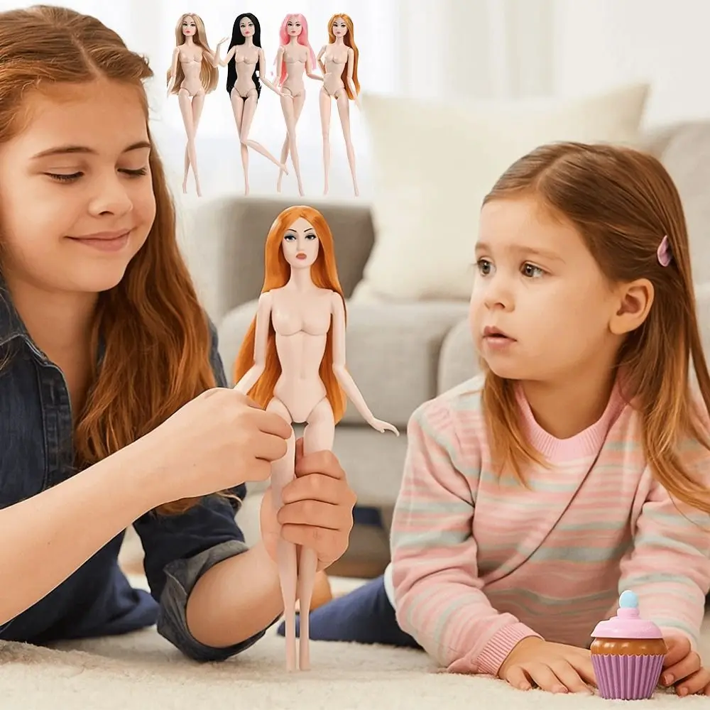 Muñeca BJD supermodelo europea articulada con pelo largo y piel blanca - imagen 2