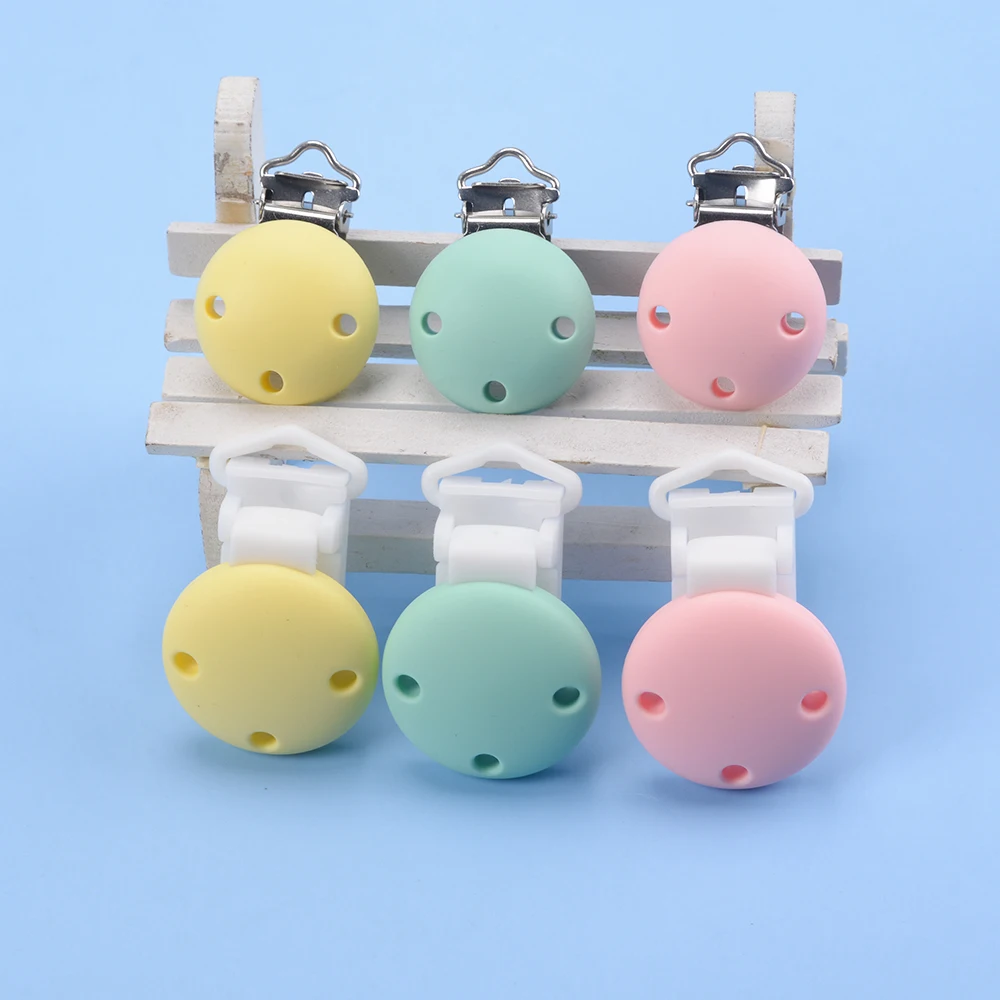 Lofca clips para chupete de silicona redondos dentición sin BPA - imagen 4