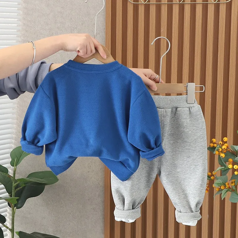 Conjunto bebé chándal con dibujos animados primavera otoño - imagen 3