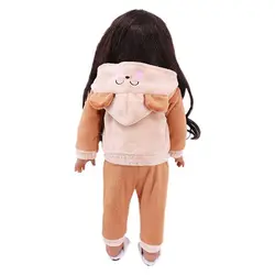 Conjunto de ropa para muñecas sudadera con capucha animal
