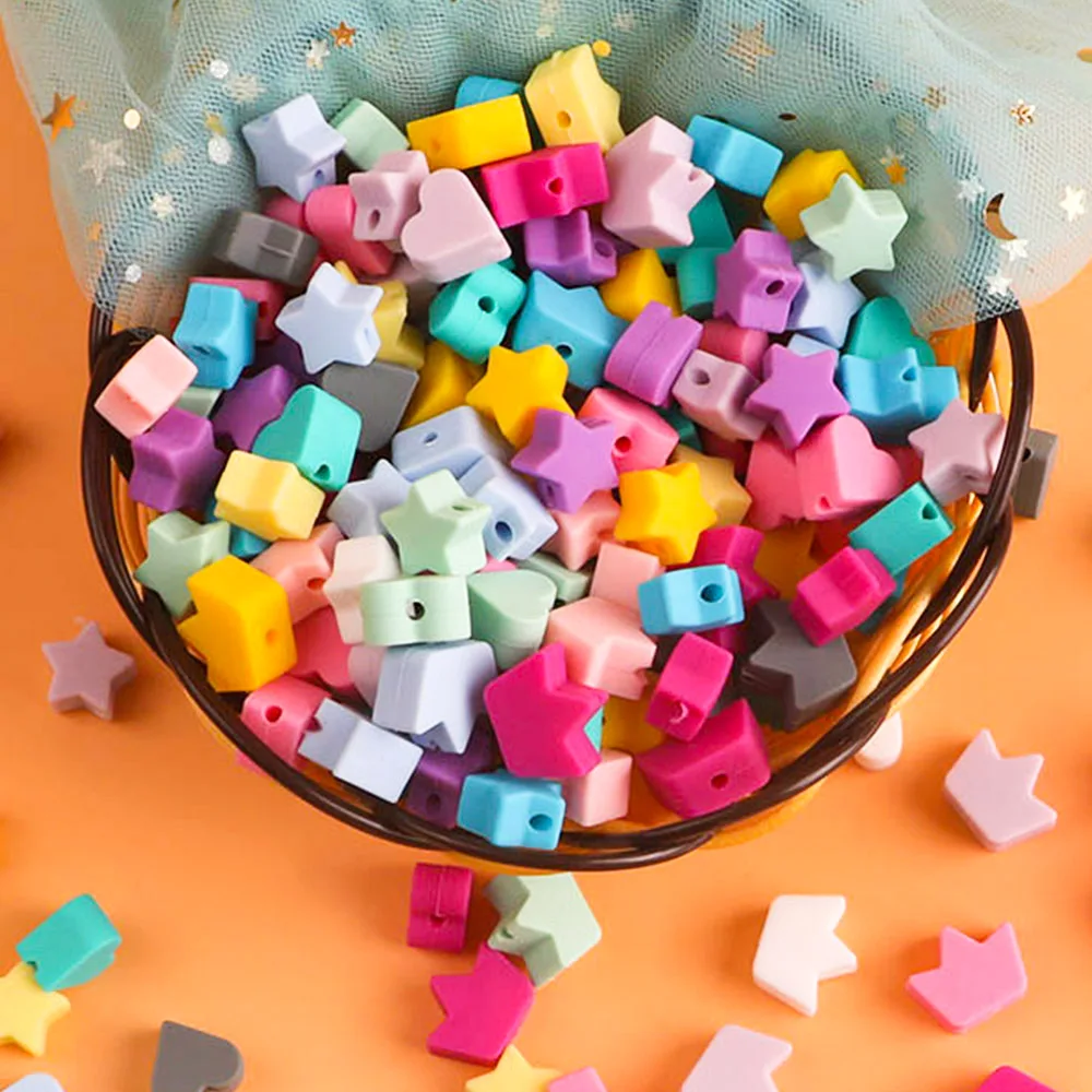 Cuentas de silicona Kovict - corazones