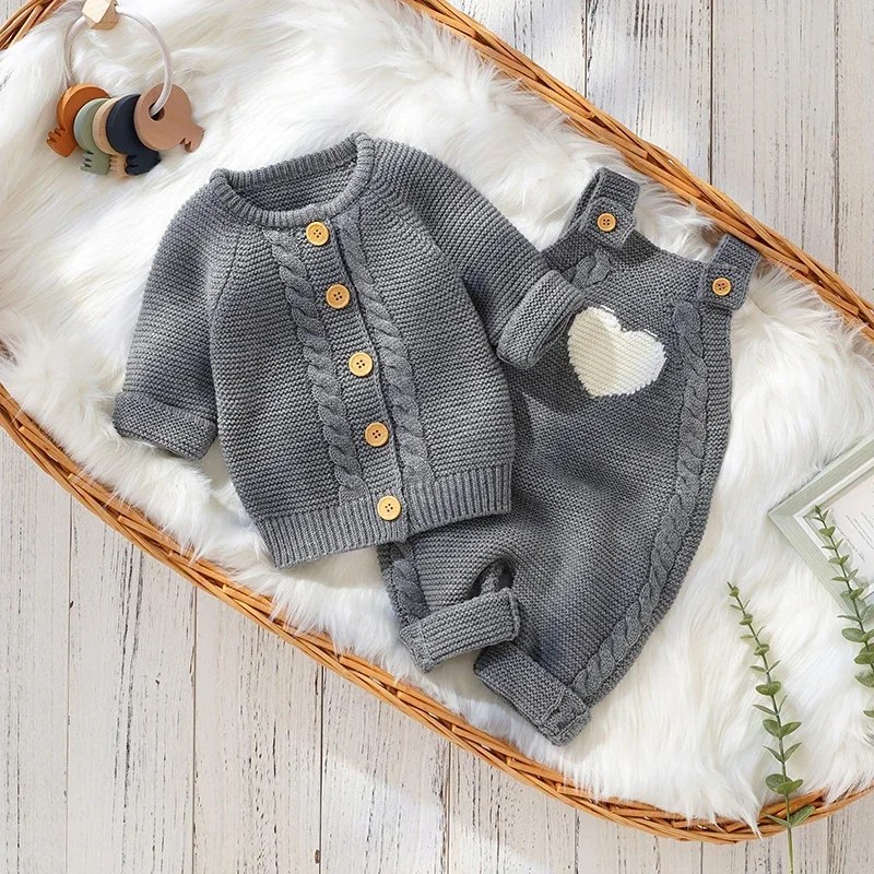 Conjunto de ropa para bebé: cárdigan y pelele 0-18M - imagen 3