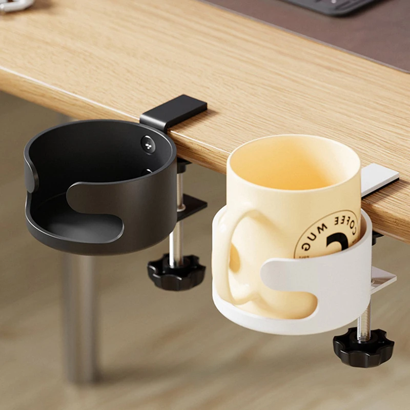 Soporte para vasos de escritorio con abrazadera giratoria y ajustable - imagen 3