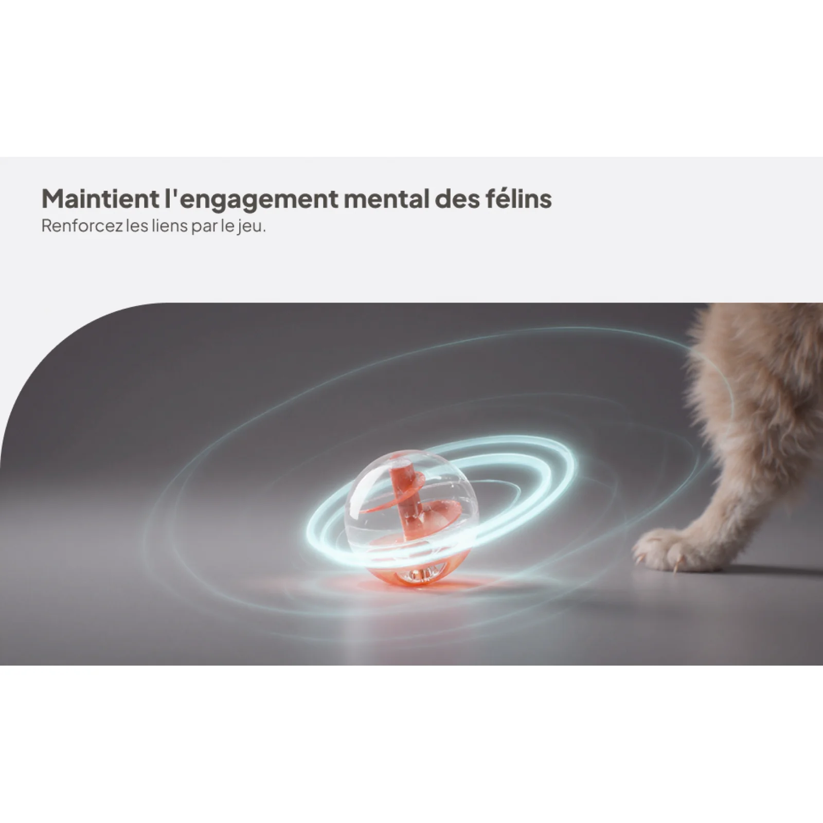 Juguete dispensador de comida interactivo pelota para perros y gatos - imagen 4