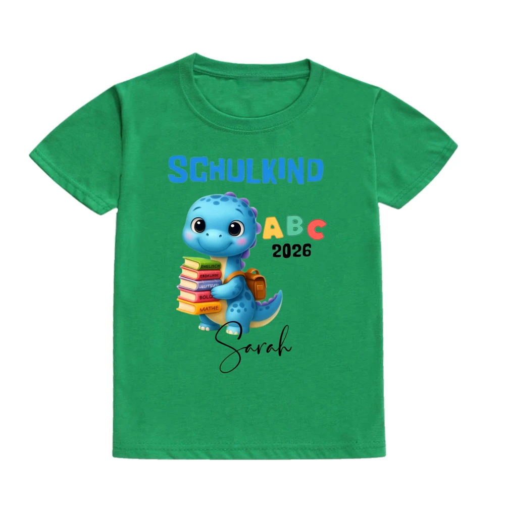 Camiseta personalizada de vuelta al cole con nombre