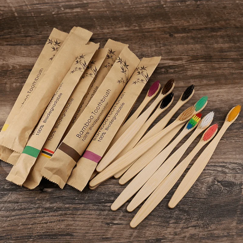 Cepillos de dientes desechables para viaje con cerdas suaves - imagen 4