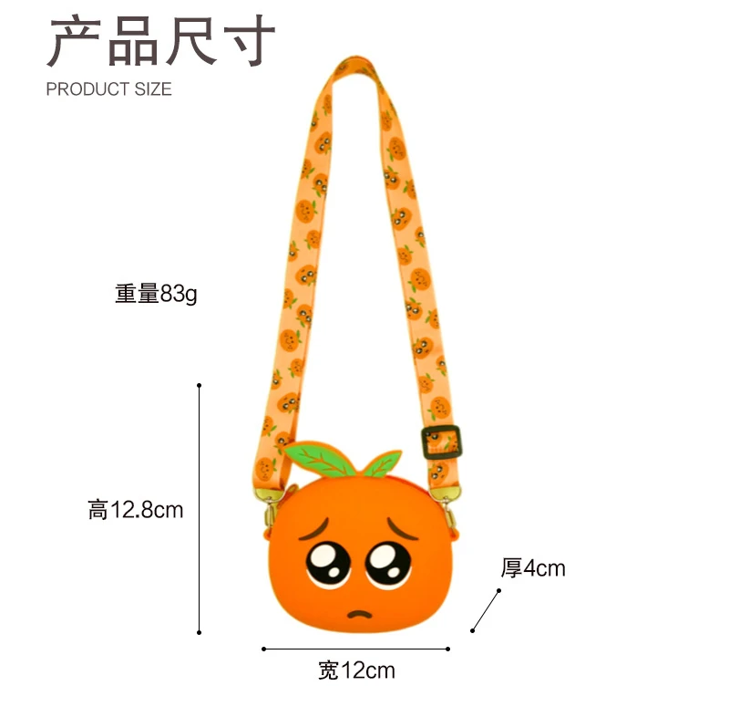 Bolsa de silicona con personaje coreano rosa