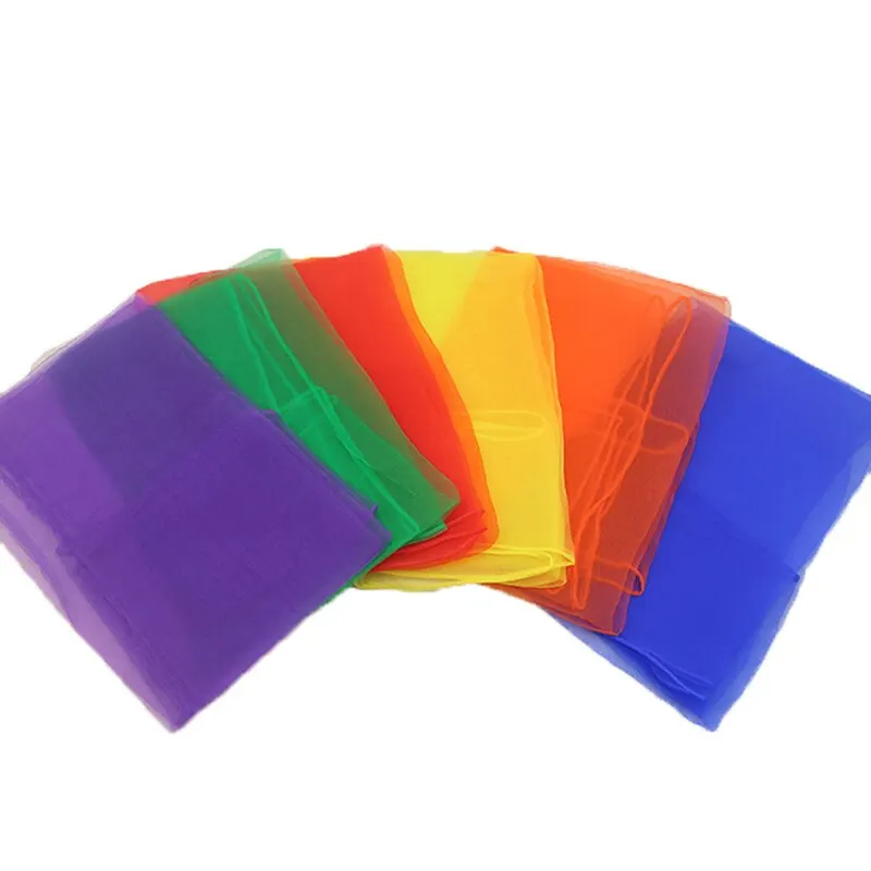 Pañuelos de gimnasia para danza en gasa color caramelo - imagen 3