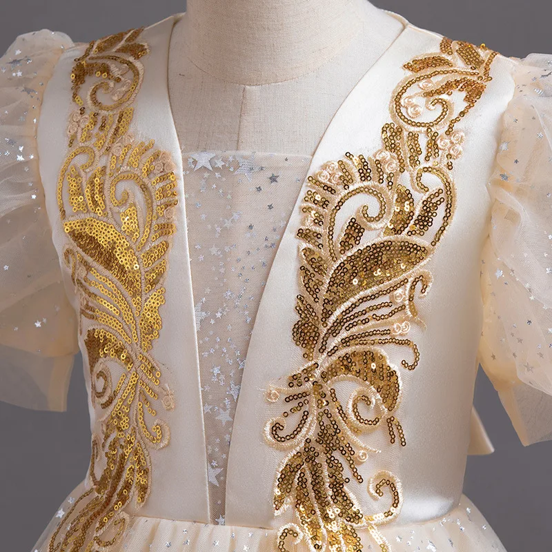 Vestido de princesa infantil – Elegante para ceremonia - imagen 3