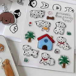 Pegatina de gato 3D con relieve para funda de móvil artesanal