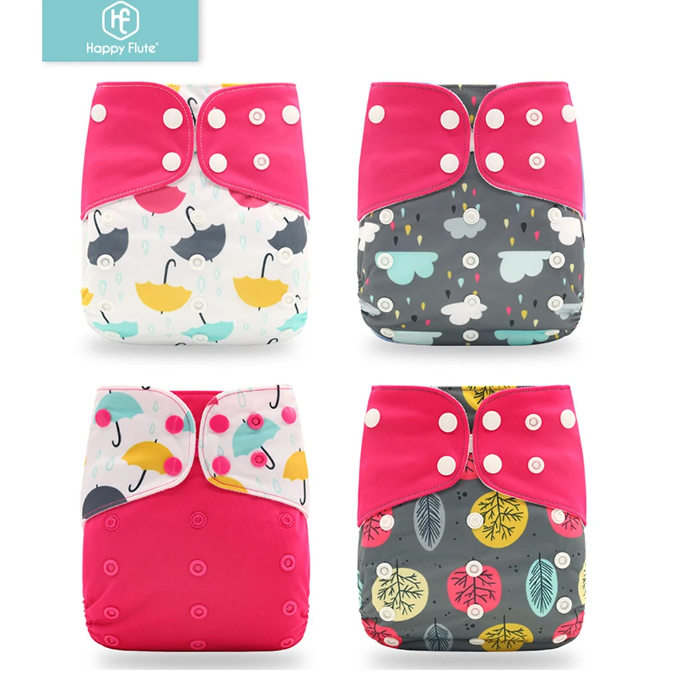 Happyflute – Pañal de tela reutilizable lavable para bebé