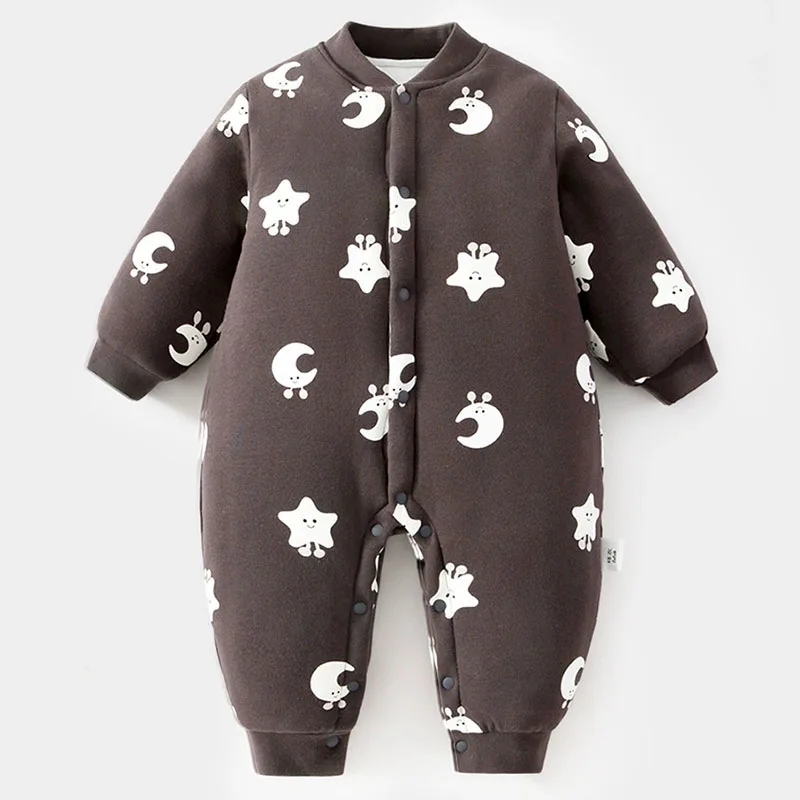 Mono de invierno de algodón grueso y cálido para niña pequeña - imagen 3