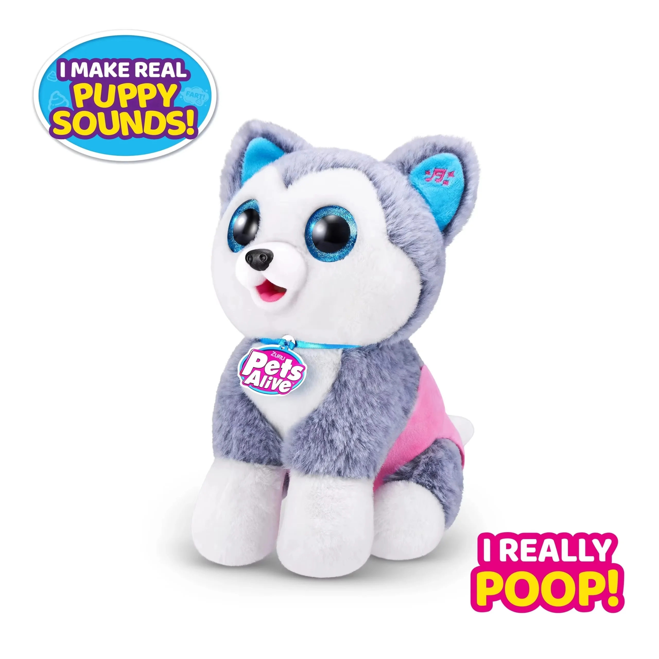 Peluche electrónico Zuru Surprise Pet con voz de perro, suave - imagen 5